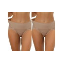 【送料無料】 アレグラ ケー レディース パンツ アンダーウェア 2 Packs Women's Hi-cut Ribbed High Waist Tummy ...
