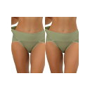 【送料無料】 アレグラ ケー レディース パンツ アンダーウェア 2 Packs Women's Hi-cut Ribbed High Waist Tummy ...