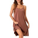 【送料無料】 cheibear レディース ナイトウェア アンダーウェア Womens Nightgown Sleeveless Sleepwear Spagh...