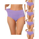 【送料無料】 アレグラ ケー レディース パンツ アンダーウェア 5 Packs Women's Cotton High Waist (available In...