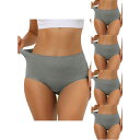 【送料無料】 アレグラ ケー レディース パンツ アンダーウェア 5 Packs Women's Cotton Underwear High-rise Lace...