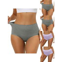 【送料無料】 アレグラ ケー レディース パンツ アンダーウェア 5 Packs Women's Cotton Underwear High-rise Lace...