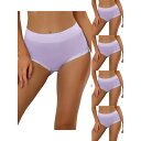 【送料無料】 アレグラ ケー レディース パンツ アンダーウェア 5 Packs Women's Cotton Underwear High-rise Lace...