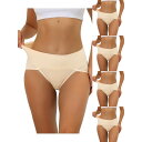 【送料無料】 アレグラ ケー レディース パンツ アンダーウェア 5 Packs Women's Hi-cut Ribbed High Waist Tummy ...