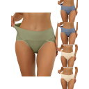【送料無料】 アレグラ ケー レディース パンツ アンダーウェア 5 Packs Women's Hi-cut Ribbed High Waist Tummy ...