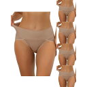【送料無料】 アレグラ ケー レディース パンツ アンダーウェア 5 Packs Women's Hi-cut Ribbed High Waist Tummy ...