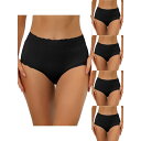 【送料無料】 アレグラ ケー レディース パンツ アンダーウェア 5 Packs Women's High Waist Underwear Tummy Cont...