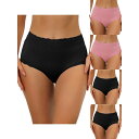 【送料無料】 アレグラ ケー レディース パンツ アンダーウェア 5 Packs Women's High Waist Underwear Tummy Cont...