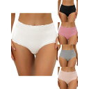 【送料無料】 アレグラ ケー レディース パンツ アンダーウェア 5 Packs Women's High Waist Underwear Tummy Cont...