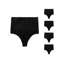 【送料無料】 アレグラ ケー レディース パンツ アンダーウェア 5 Packs Women's Tummy Control Thong Panties Sha...