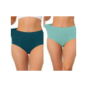 【送料無料】 アレグラ ケー レディース パンツ アンダーウェア 2 Packs Women's Cotton High Waist (available In...