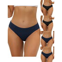 【送料無料】 アレグラ ケー レディース パンツ アンダーウェア 5 Packs Women's Underwear Mid-waisted Hipster P...