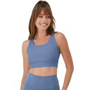 【送料無料】 ヘインズ レディース ブラジャー アンダーウェア Women's HanesR Moves Racerback Crop Bralette SP121 Blue Dive