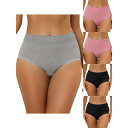 【送料無料】 アレグラ ケー レディース パンツ アンダーウェア 5 Packs Women's High Waist Underwear Tummy Cont...