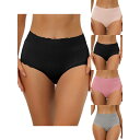 【送料無料】 アレグラ ケー レディース パンツ アンダーウェア 5 Packs Women's High Waist Underwear Tummy Cont...