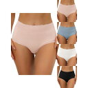【送料無料】 アレグラ ケー レディース パンツ アンダーウェア 5 Packs Women's High Waist Underwear Tummy Cont...
