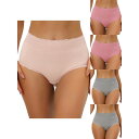 【送料無料】 アレグラ ケー レディース パンツ アンダーウェア 5 Packs Women's High Waist Underwear Tummy Cont...