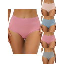 【送料無料】 アレグラ ケー レディース パンツ アンダーウェア 5 Packs Women's High Waist Underwear Tummy Cont...