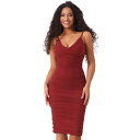 【送料無料】 アレグラ ケー レディース ワンピース トップス Ruched Dresses For Women's Spaghetti Strap Deep ...