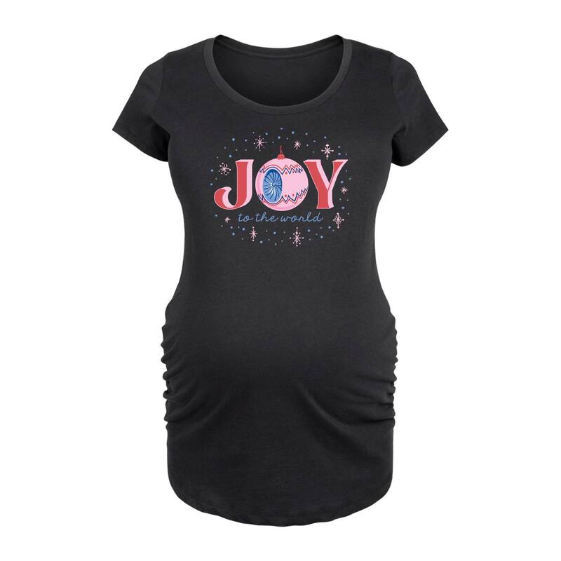【送料無料】 ライセンス キャラクター レディース Tシャツ トップス Maternity Joy Vintage Ornament Graphic Tee Black