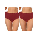 【送料無料】 アレグラ ケー レディース パンツ アンダーウェア 2 Packs Women's Cotton High Waist (available In...