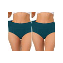 【送料無料】 アレグラ ケー レディース パンツ アンダーウェア 2 Packs Women's Cotton High Waist (available In...