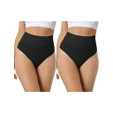 【送料無料】 アレグラ ケー レディース パンツ アンダーウェア 2 Packs Women's High-waisted Briefs Invisible T...