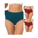 【送料無料】 アレグラ ケー レディース パンツ アンダーウェア 3 Packs Women's Cotton High Waist (available In...