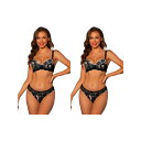 【送料無料】 アレグラ ケー レディース ブラジャー アンダーウェア 2 Packs Women's Lingerie Set Adjustable Strap...