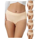 【送料無料】 アレグラ ケー レディース パンツ アンダーウェア 5 Packs Women's Breathable Underwear Cotton Com...