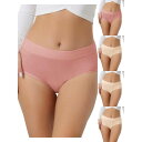 【送料無料】 アレグラ ケー レディース パンツ アンダーウェア 5 Packs Women's Breathable Underwear Cotton Com...