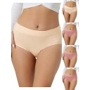 【送料無料】 アレグラ ケー レディース パンツ アンダーウェア 5 Packs Women's Breathable Underwear Cotton Com...