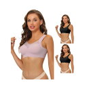 【送料無料】 アレグラ ケー レディース ブラジャー アンダーウェア 3 Packs Women's Push Up Minimizer Full Covera...