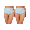 【送料無料】 アレグラ ケー レディース パンツ アンダーウェア 2 Packs Women's Tummy Control Traceless Hipster...