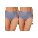 【送料無料】 アレグラ ケー レディース パンツ アンダーウェア 2 Packs Women's Tummy Control Traceless Hipster...