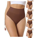 【送料無料】 アレグラ ケー レディース パンツ アンダーウェア 5 Packs Women's High-waisted Briefs Invisible T...