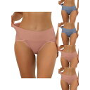 【送料無料】 アレグラ ケー レディース パンツ アンダーウェア 5 Packs Women's Hi-cut Ribbed High Waist Tummy ...
