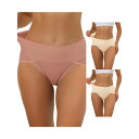 【送料無料】 アレグラ ケー レディース パンツ アンダーウェア 3 Packs Women's Hi-cut Ribbed High Waist Tummy ...