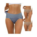 【送料無料】 アレグラ ケー レディース パンツ アンダーウェア 3 Packs Women's Hi-cut Ribbed High Waist Tummy ...