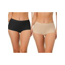 【送料無料】 アレグラ ケー レディース パンツ アンダーウェア 2 Packs Women's Boyshorts Underwear Unlined Inv...