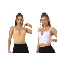 【送料無料】 アレグラ ケー レディース ブラジャー アンダーウェア 2 Packs Women's Sports Bra Wirefree Medium Su...