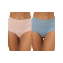 【送料無料】 アレグラ ケー レディース パンツ アンダーウェア 2 Packs Women's High Waist Underwear Tummy Cont...
