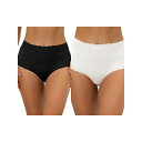 【送料無料】 アレグラ ケー レディース パンツ アンダーウェア 2 Packs Women's High Waist Underwear Tummy Cont...