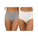 【送料無料】 アレグラ ケー レディース パンツ アンダーウェア 2 Packs Women's High Waist Underwear Tummy Cont...