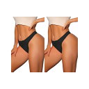 【送料無料】 アレグラ ケー レディース パンツ アンダーウェア 2 Packs Women's Low-waisted Satin Bikini Pantie...