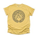 【送料無料】 Simply Sage Market レディース Tシャツ トップス Turkey Circle Garment Dyed Tees Mustard