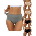 【送料無料】 アレグラ ケー レディース パンツ アンダーウェア 5 Packs Women's Cotton Underwear High-rise Lace...