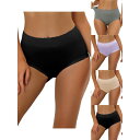 【送料無料】 アレグラ ケー レディース パンツ アンダーウェア 5 Packs Women's Cotton Underwear High-rise Lace...