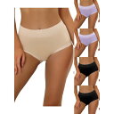 【送料無料】 アレグラ ケー レディース パンツ アンダーウェア 5 Packs Women's Cotton Underwear High-rise Lace...