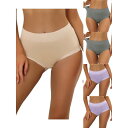 【送料無料】 アレグラ ケー レディース パンツ アンダーウェア 5 Packs Women's Cotton Underwear High-rise Lace...